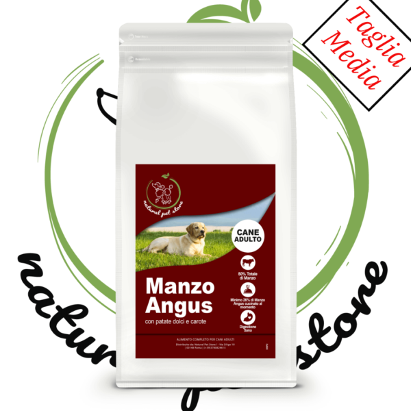 Manzo Angus Taglia Media Naturalpetstore