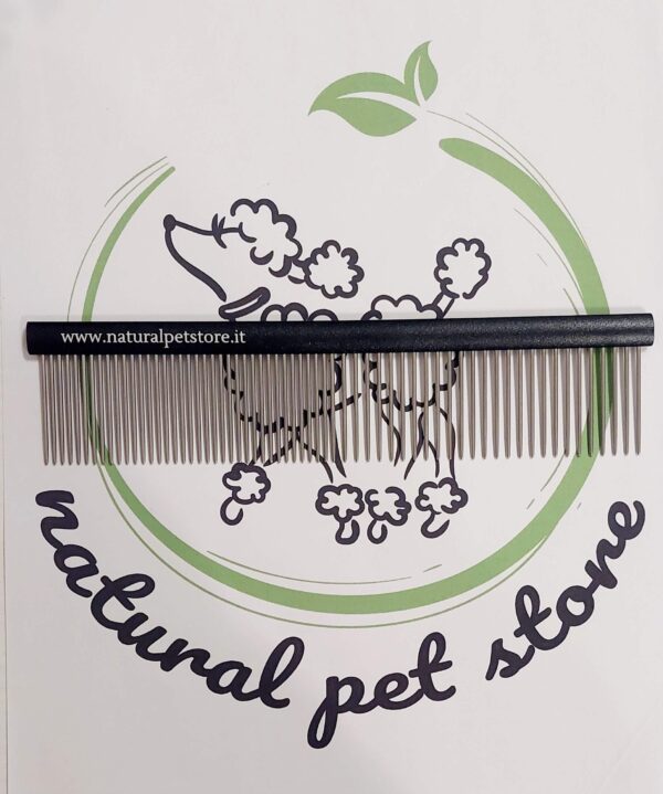 Comb perfect naturalpetstore pettine medio nero